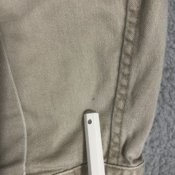 American Eagle Shirt Mens Large Brown Tan Button Up classiccore‎ Pocket Preppy - Picture 4 of 11